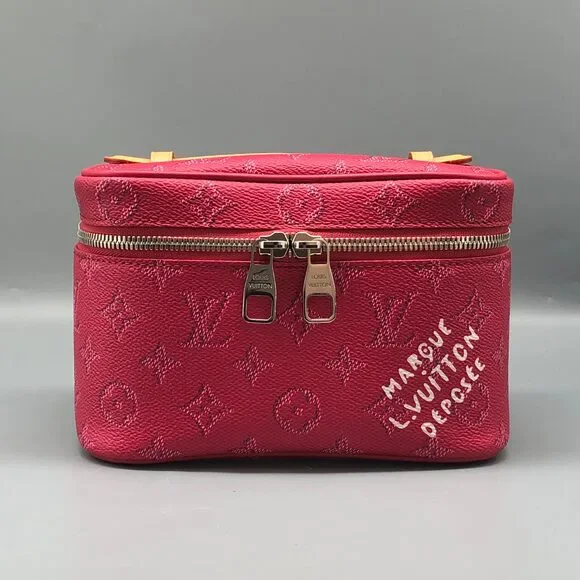 Louis Vuitton Nice Mini Monogram Empreinte Pink Vanity Case Bag - Picture 2 of 15